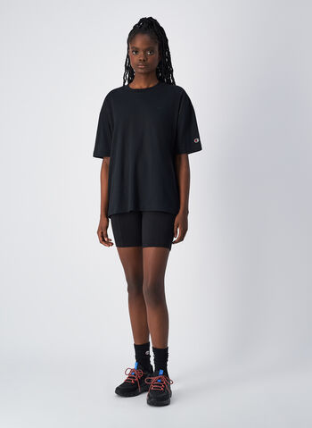 T-SHIRT ICON TONAL OVERSIZE, KK001 BLK, small