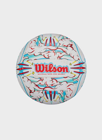 PALLONE BEACH VOLLEY GRAFFITI PEACE VB, WHT MULTICOLOR, small