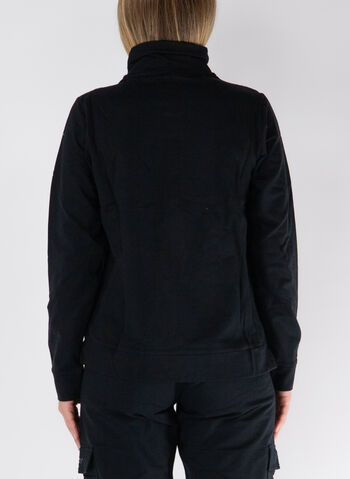 FELPA CON COLLO ALTO, NFLO73 BLK, small