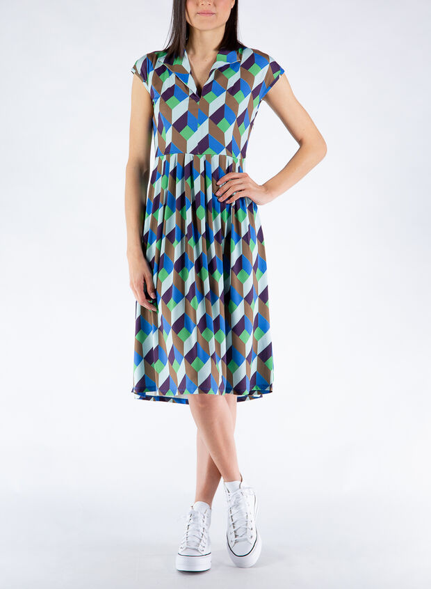 abito fantasia geometrica