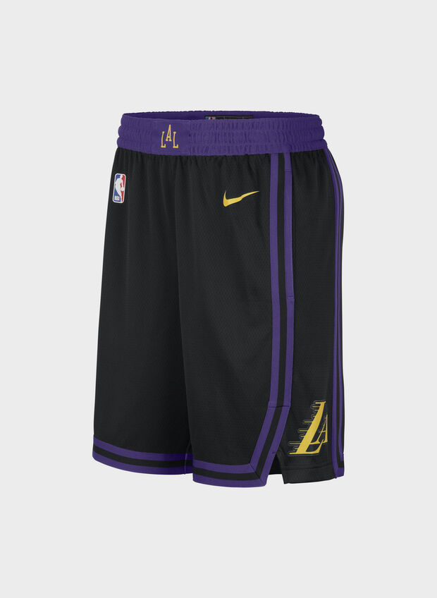 SHORT LOS ANGELES LAKERS CITY EDITION, 010 BLK, large