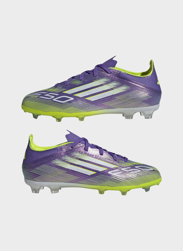 SCARPA F50 ELITE FG RAGAZZO, PURPLELIME, large