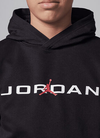 FELPA HOODIE ESSENTIAL BASELINE JORDAN RAGAZZO, 023 BLK, small