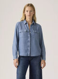 CAMICIA CHAMBREY DENIM, 0008 DENIM, thumb