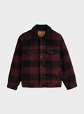 GIACCA SHERPA CHECK, 0000 BLKRED, thumb
