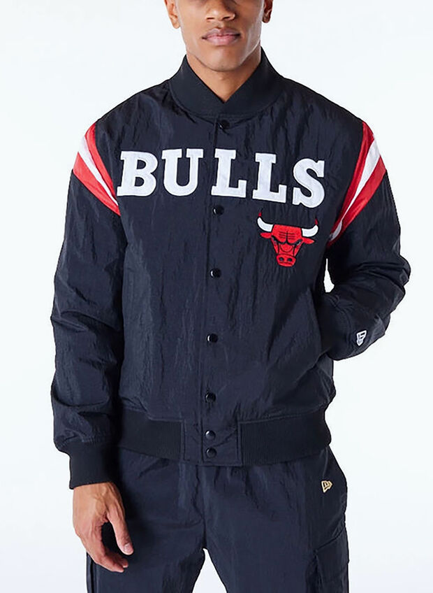 GIUBBOTTO BOMBER NBA CHICAGO BULLS, BLK, large