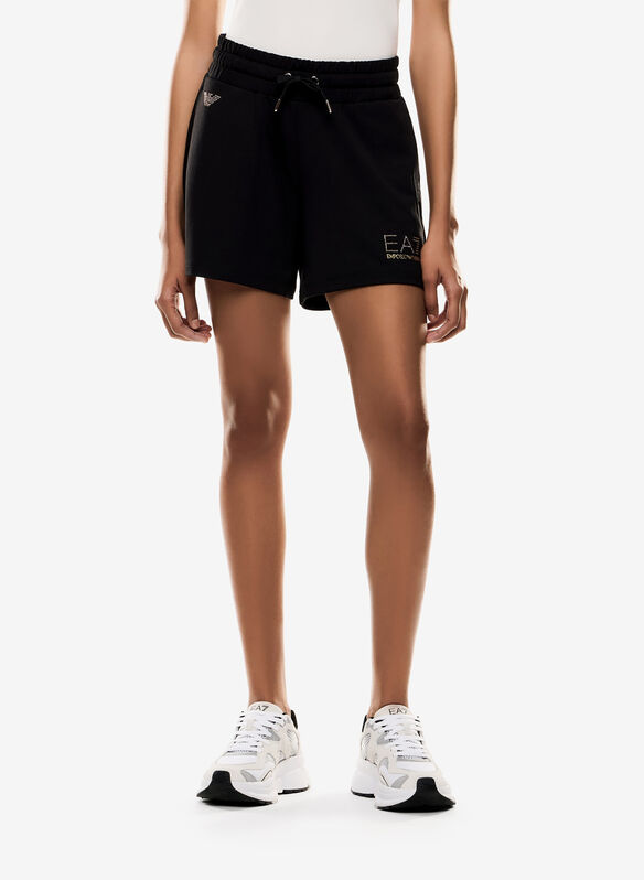 SHORT EVOLUTION IN MISTO VISCOSA STRETCH, UC001 BLK, medium