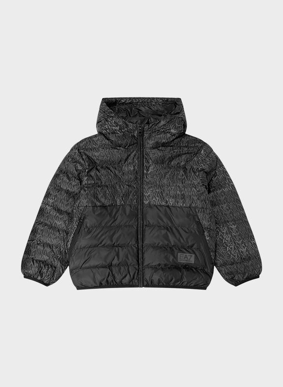 GIUBBOTTO ALLOVER RAGAZZO, UC001 BLK, medium