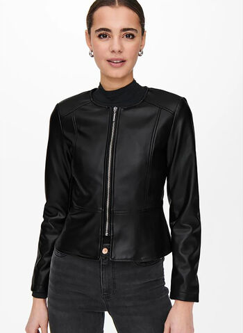 GIUBBOTTO SAMARY ECOPELLE, BLACK, small