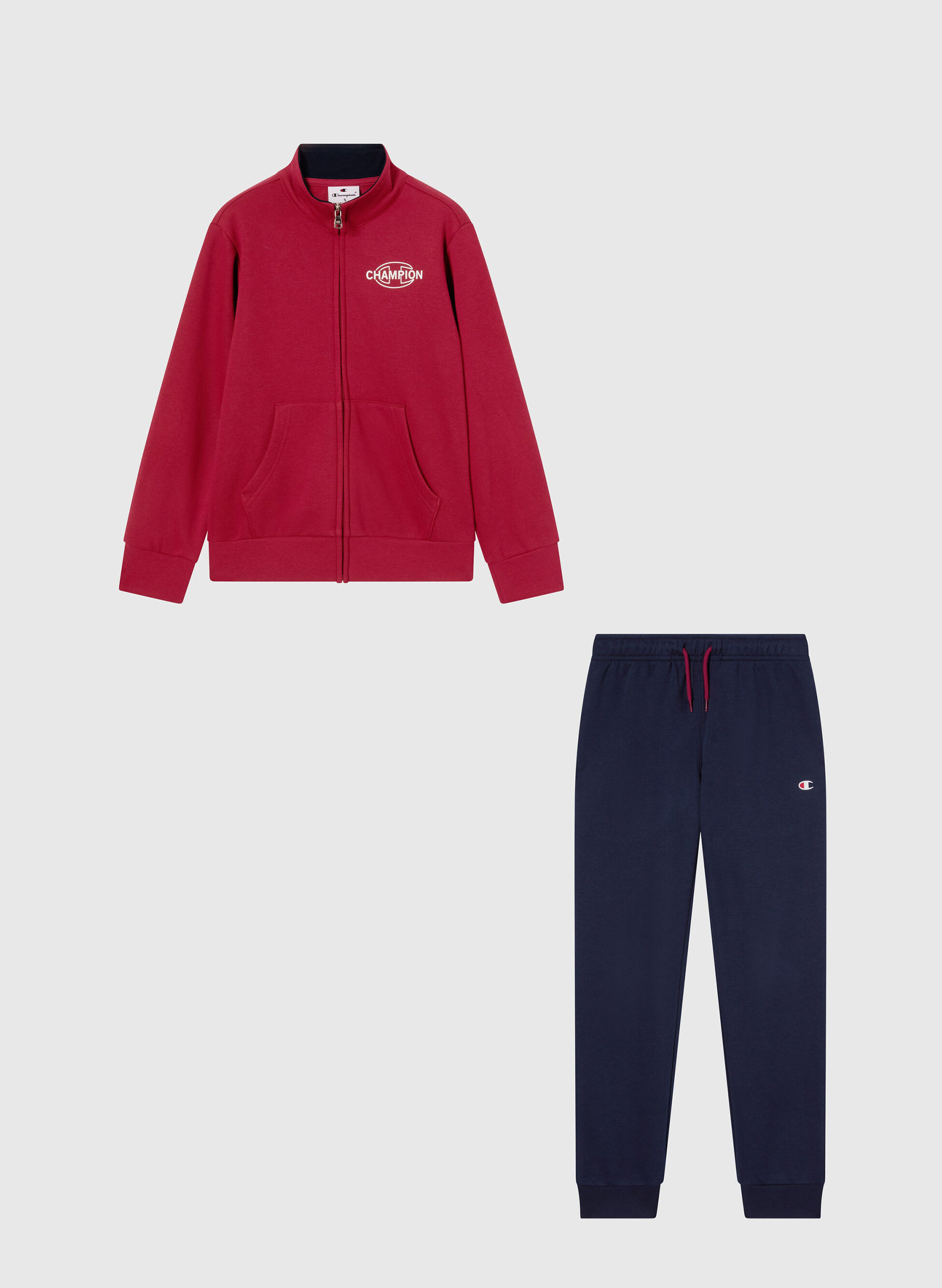 Tuta Con Zip Intera Interno Felpato