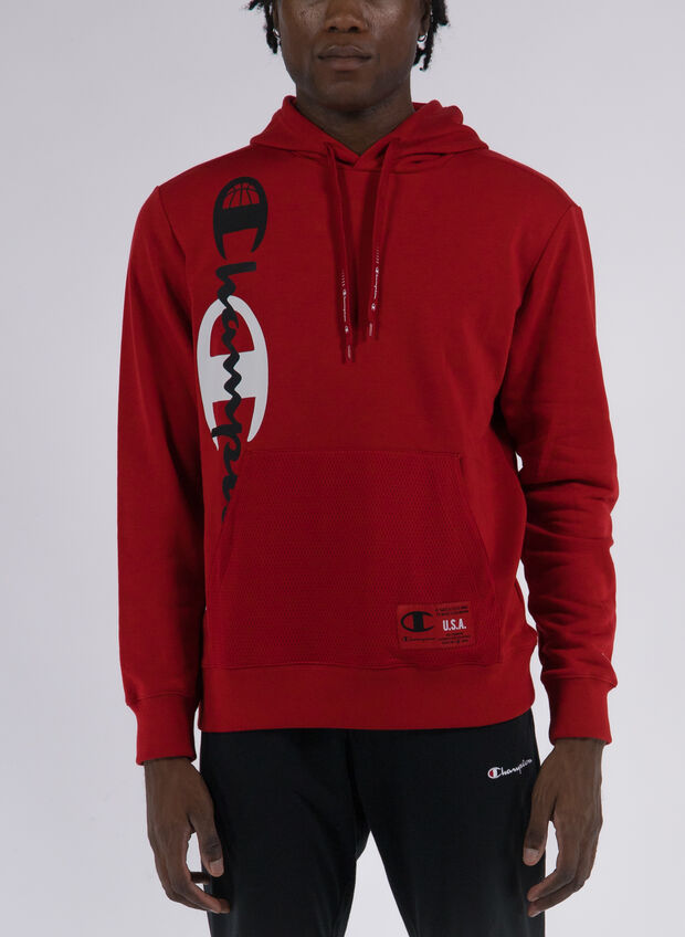 FELPA AUTHENTIC CON CAPPUCCIO, , large