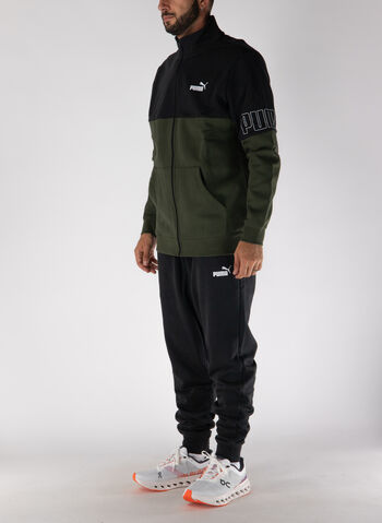 TUTA FULL ZIP ESS COLORBLOCK, 70 OLIVE, small