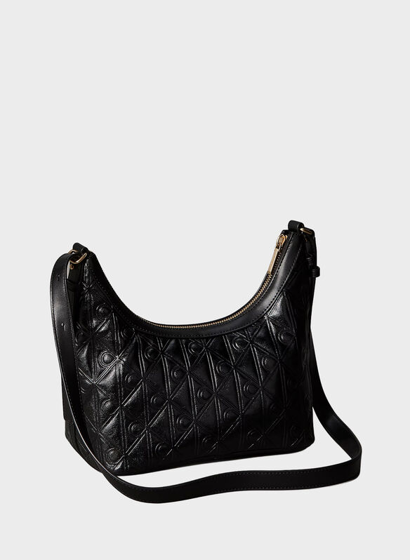 BORSA EMBLEM LOGATA, UB1 BLK, medium