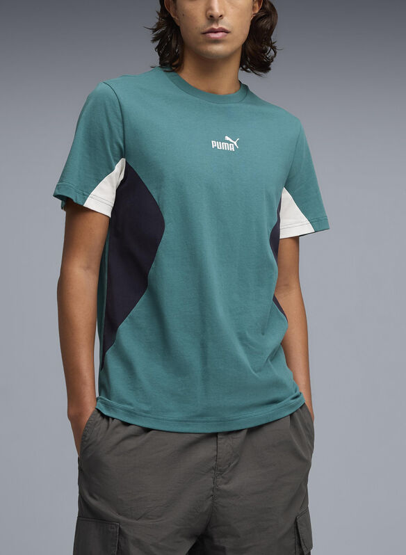 T-SHIRT ESS BLOCK, 41 EMERALD ICE, medium