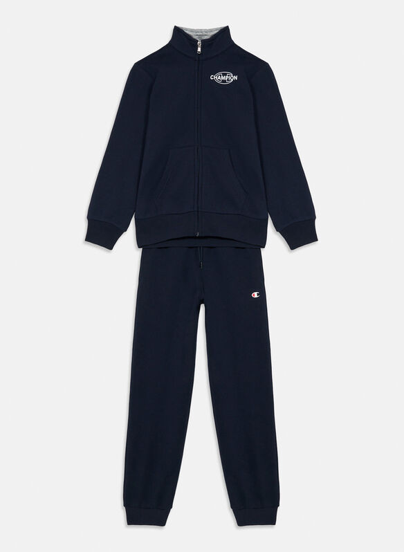 TUTA CON ZIP INTERA INTERNO FELPATO, BS501 NVY, medium