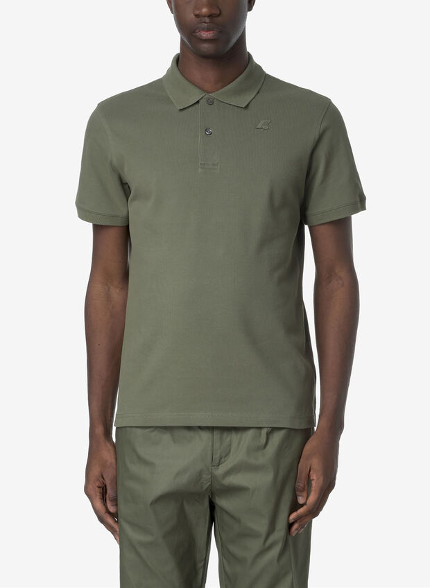 POLO PIQUET AMEDEE, V15 OLIVE, large