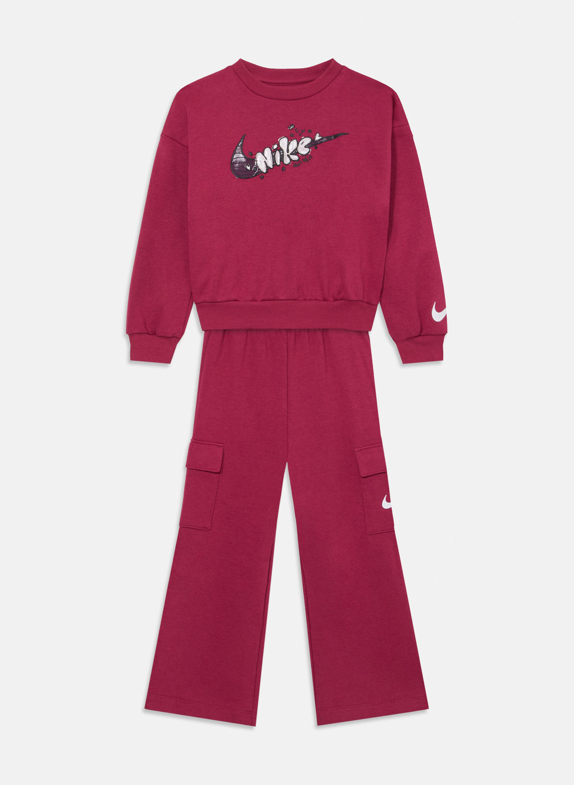 TUTA CON PANTALONI CARGO BAMBINA 5-6