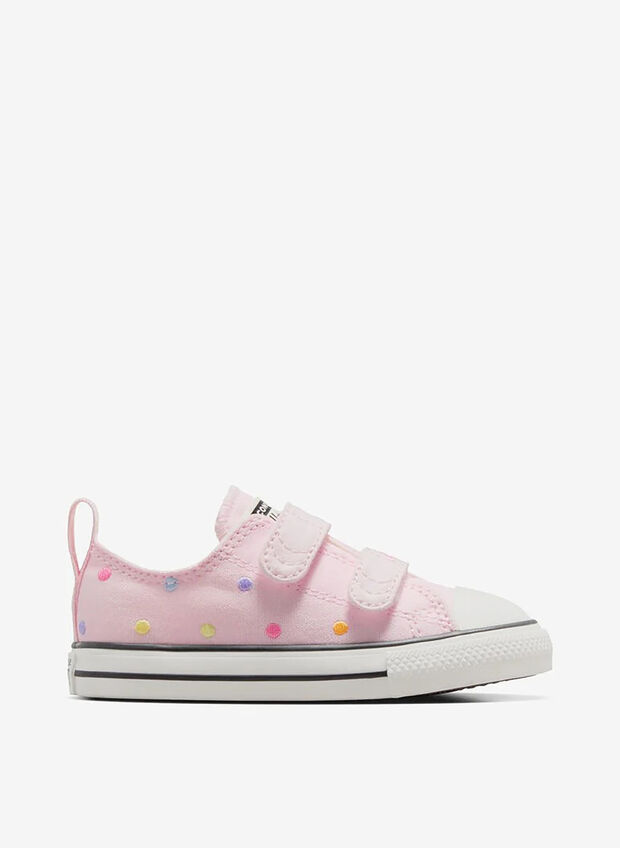 SCARPA LOW CON CHIUSURA A STRAPPO POIS BIMBA, 650 PINK, large