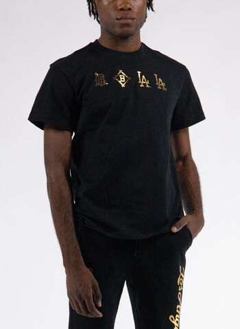 T-SHIRT LA GRAPHIC, JET BLACK, small