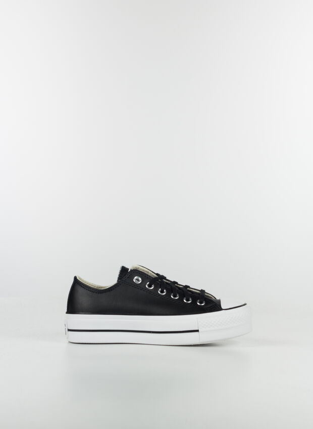 SCARPA CHUCK TAYLOR ALL STAR LIFT CLEAN LEATHER LOW TOP, , large