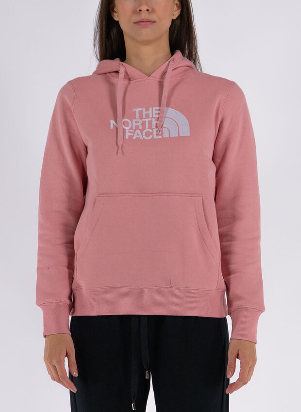 FELPA DREW PEAK  CON CAPPUCCIO, I0R ROSE, large