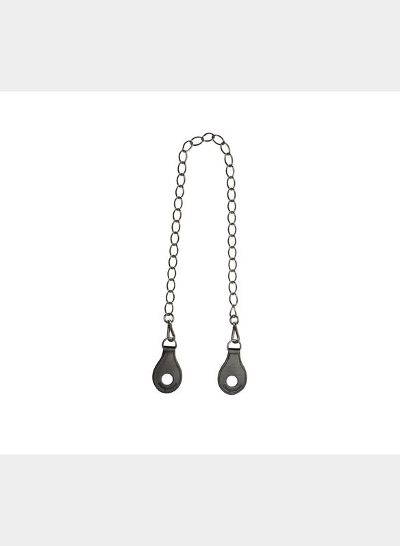 TRACOLLA A CATENA CON ATTACCO A GOCCIA CON FORO , NEROARGENTO, medium
