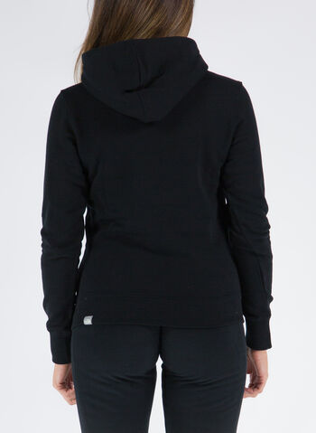 FELPA CREW CON CAPPUCCIO CHIUSO, JK3 BLK, small