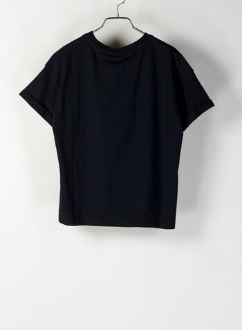 T-SHIRT BLACK BAND BIG LOGO, 2000BLK, small