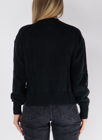 MAGLIONE MONOGRAMMA, BEH BLK, small