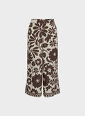 PANTALONE LEILA FANTASIA, SHOPPING BAG BROWN, thumb