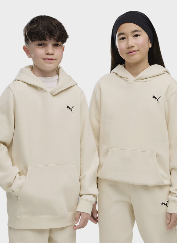 FELPA ESS ELEVATED HOODIE JUNIOR, 87 ALPINE SNOW, medium