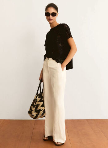 MAGLIA VELETTA INSERTO PIZZO SAN GALLO, , small