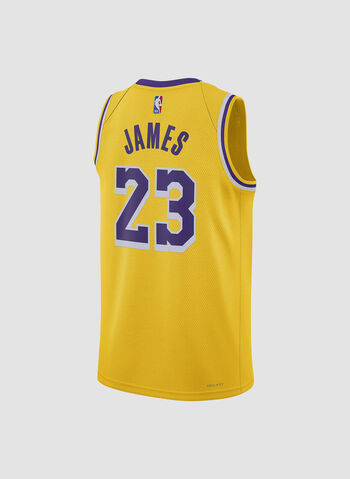CANOTTA NBA LA LAKERS LEBRON JAMES, 733 AMARILLO, small