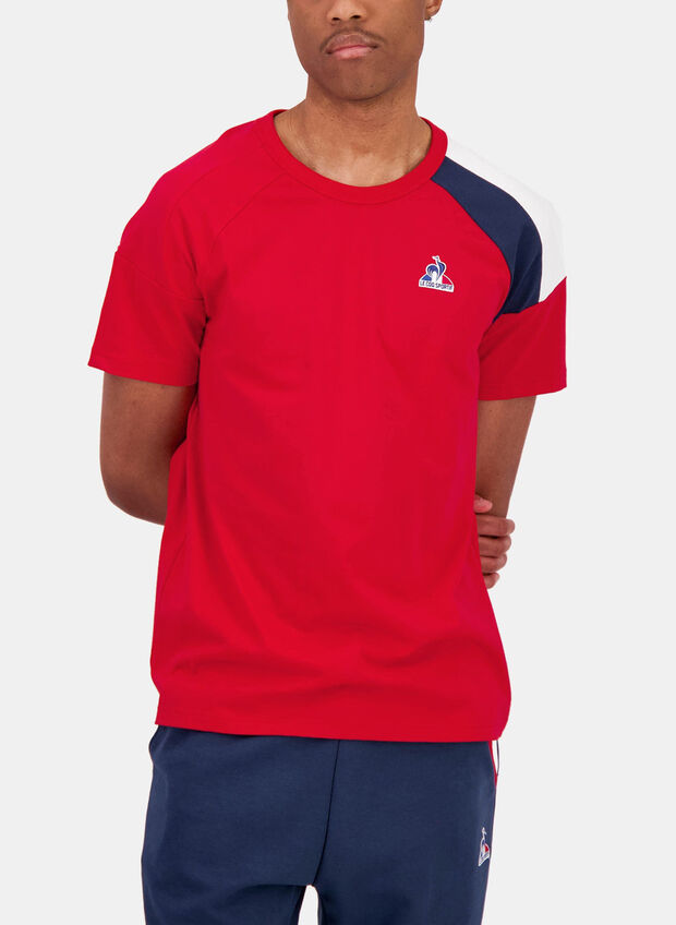 T-SHIRT TRICOLOR, RED, large