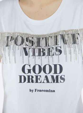 T-SHIRT REGULAR IN JERSEY CON STAMPA LETTERING, 278WHT, small