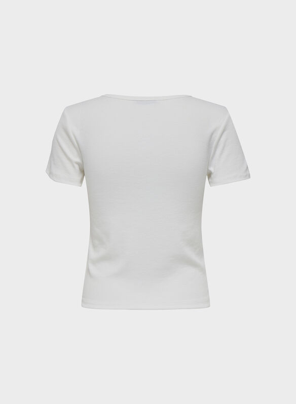 T-SHIRT ONLELVA, CLOUD DANCER, medium