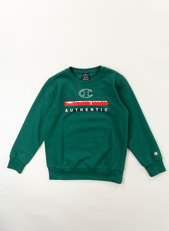 FELPA GRAPHIC SHOP RAGAZZO, GS524 GREEN, medium