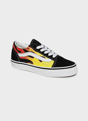 SCARPA OLD SKOOL FLAME BAMBINO, BLKFLAME, small