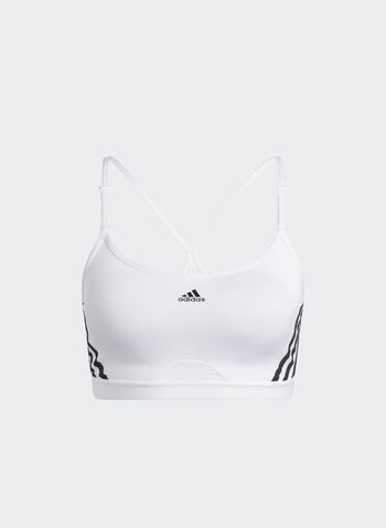 REGGISENO SPORTIVO AEROREACT TRAINING 3-STRIPES, WHT, small