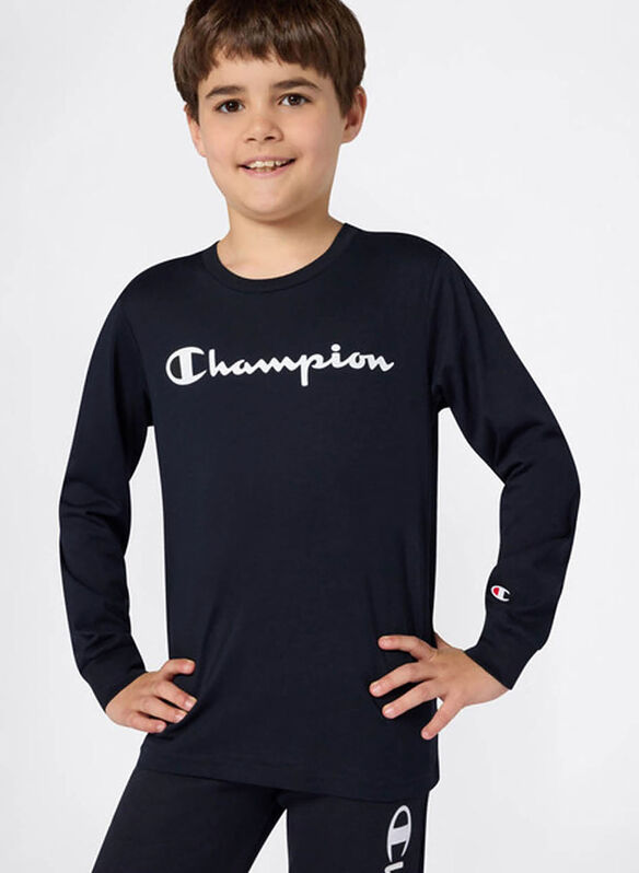 T-SHIRT SCRIPT SHOP RAGAZZO, BS501 NVY, medium