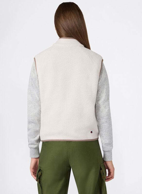 GILET PILE, ES084 GREY, medium