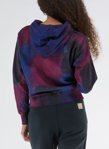 FELPA TIE DYE COLOR STORY CON CAPPUCCIO, KK001 BLK TIEDYE, small