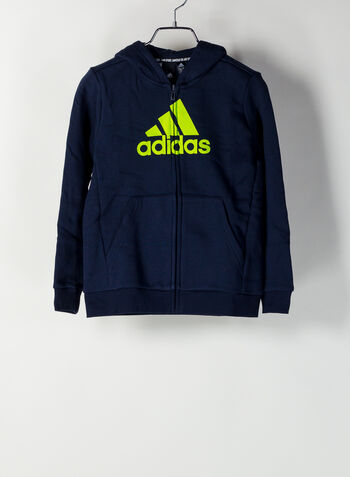 FELPA ATH BOS FULL ZIP RAGAZZO, NVYGREEN, small