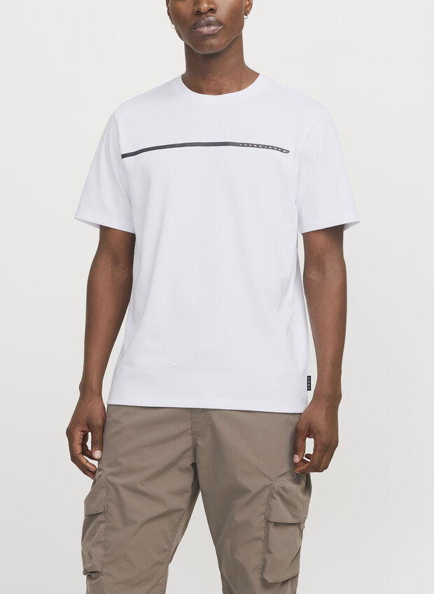 T-SHIRT SHORTSLEEVE FUSION, BRIGHT WHITE, large