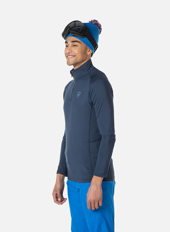 MAGLIA TERMICA 1/2 ZIP, 715 DARK NAVY, small