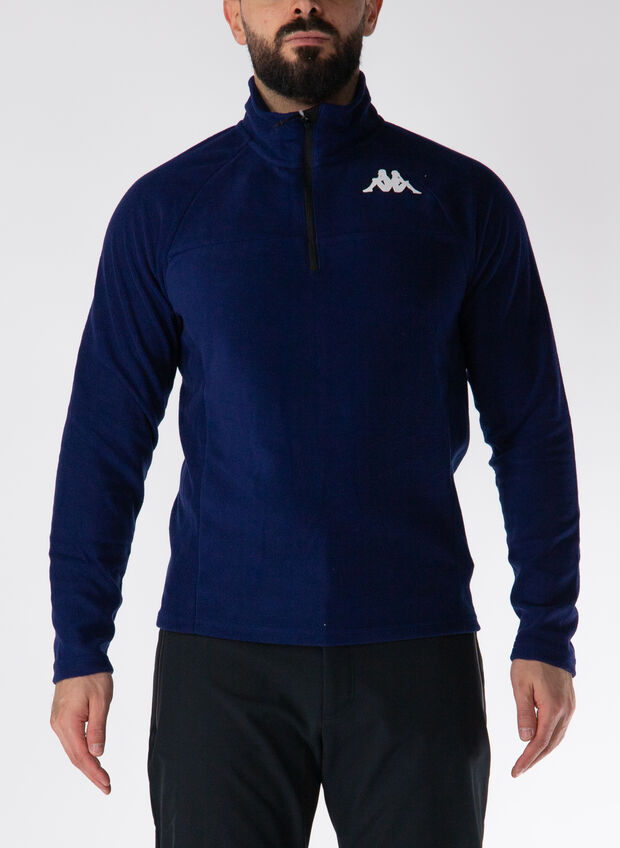 FELPA HALF ZIP IN PILE 8CENTO, , large