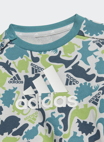 TUTA GIROCOLLO PRINT DINOSAURO BIMBO, ARCTIC, small