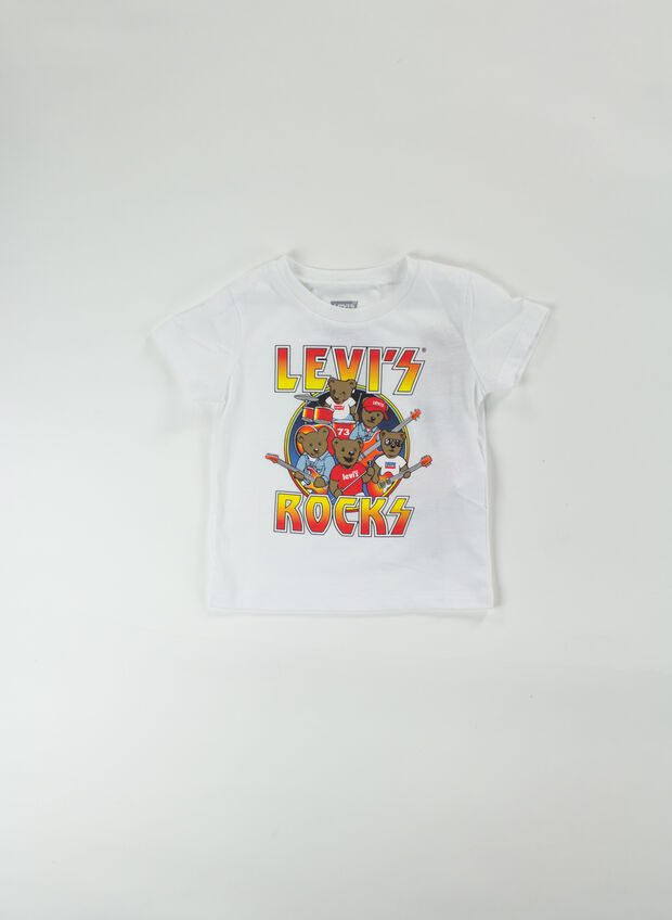 T-SHIRT CON STAMPA INFANT, W1T WHT, large