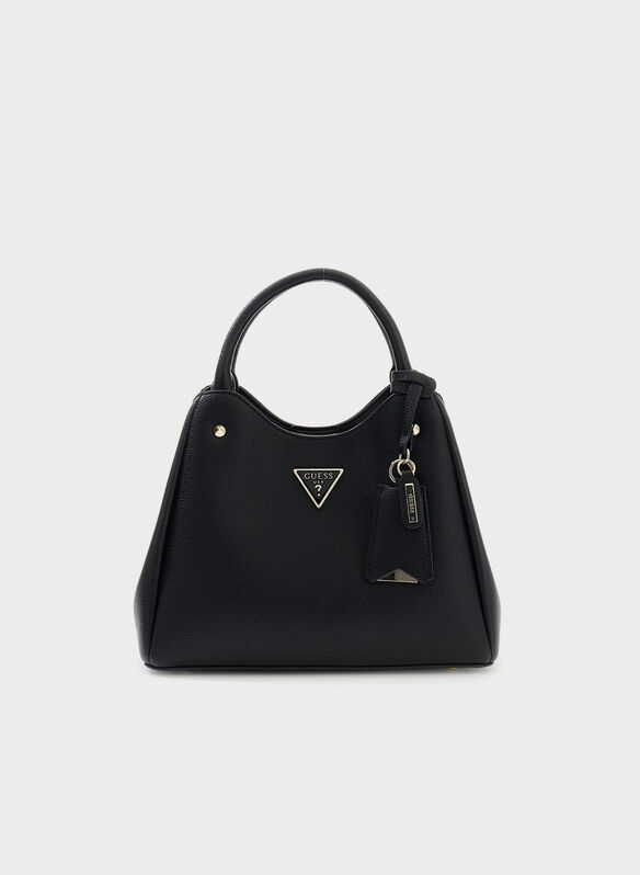 BORSA A MANO CON LOGO MERIDIAN, BLA , medium