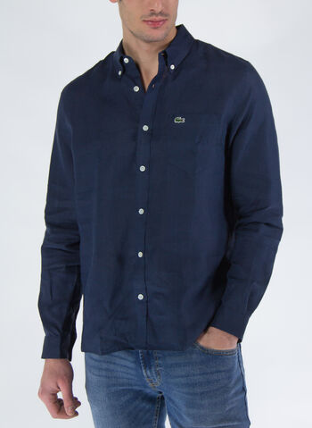 CAMICIA IN LINO REGULAR, , small